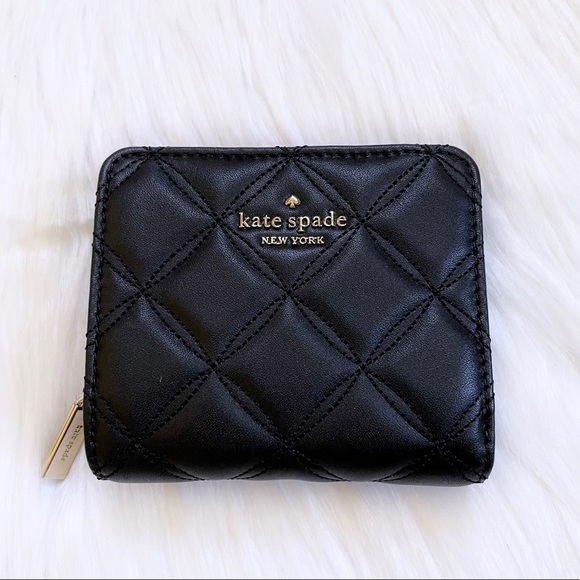 Kate Spade Natalia Small Zip Around Quilted Wallet - Picture 2 of 9